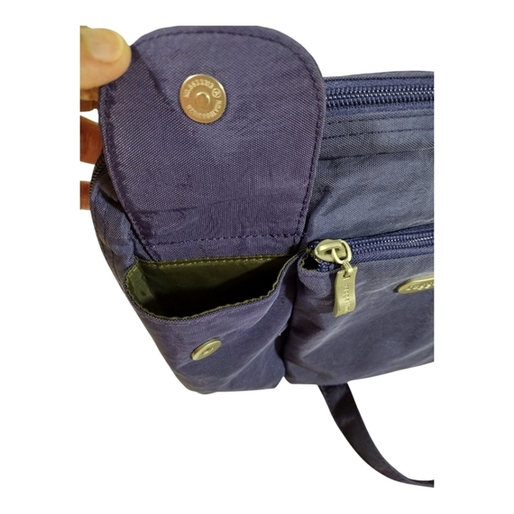Baggallini Everyplace Convertible Crossbody Waist Bag Navy Blue - Picture 12 of 12